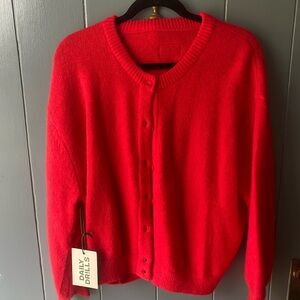 Daily Drills cardigan NWT